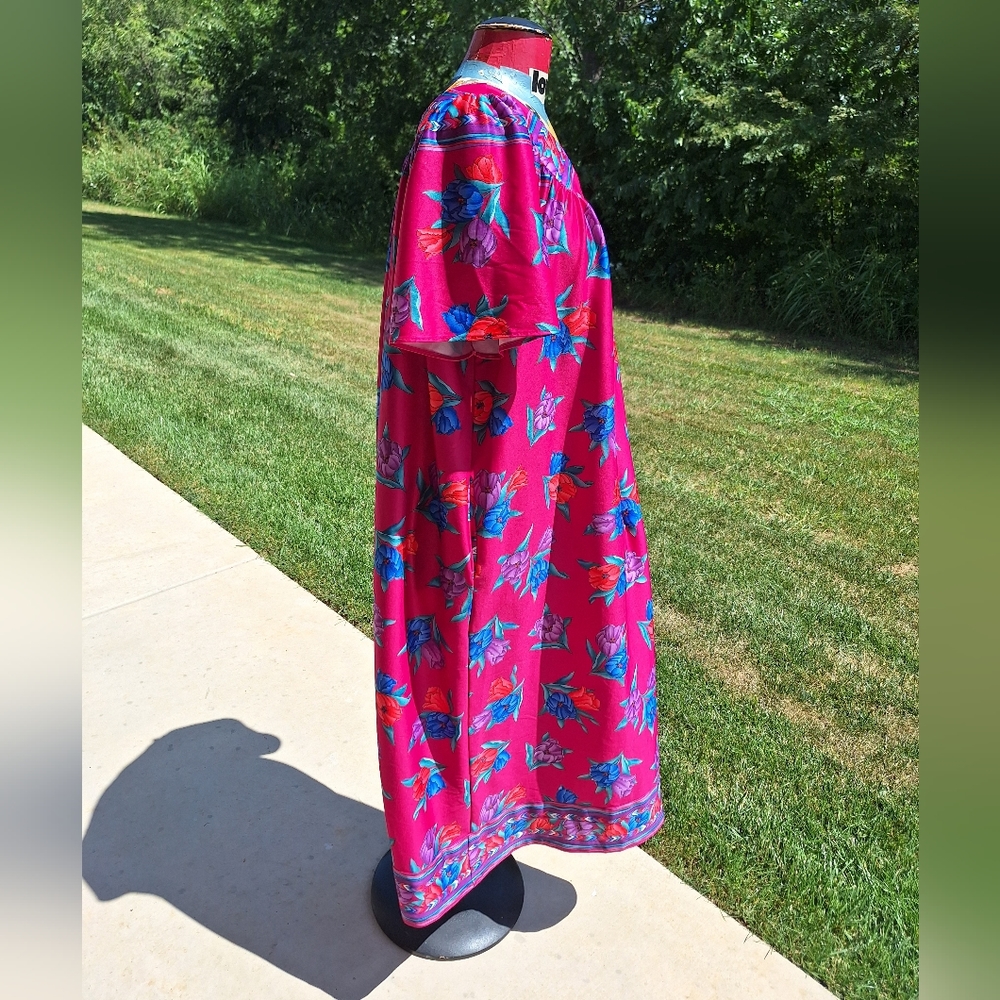 Vintage 1960s 1970s Granada Usa Nightgown Housedr… - image 7